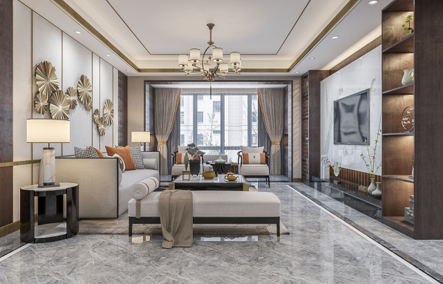 130㎡中式风屋子,实现高级品质需求