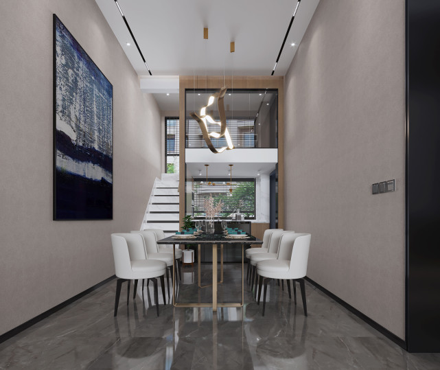 |189平现代风复式房子,细节处流露出精致的生活情调