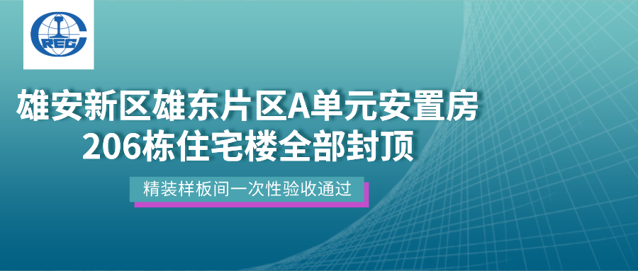 房价|206栋住宅楼全部封顶！雄安新区雄东片区A单元安置房样板间很惊艳