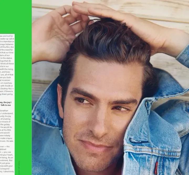 育邻人|组图：“蜘蛛侠”安德鲁·加菲尔德杂志大片，秋日型男风度翩翩