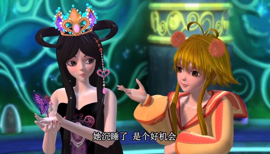 张慧雯|叶罗丽：当初的四仙子已有茉莉和孔雀逆风翻盘，就剩她俩风中凌乱