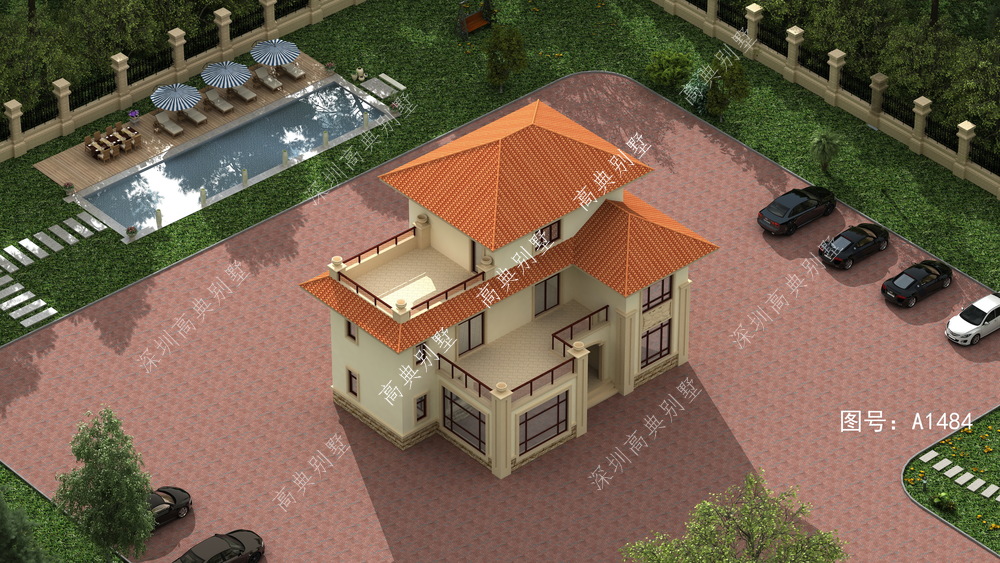 高颜值的欧式别墅，建在农村最合适，让城里人羡慕不已。