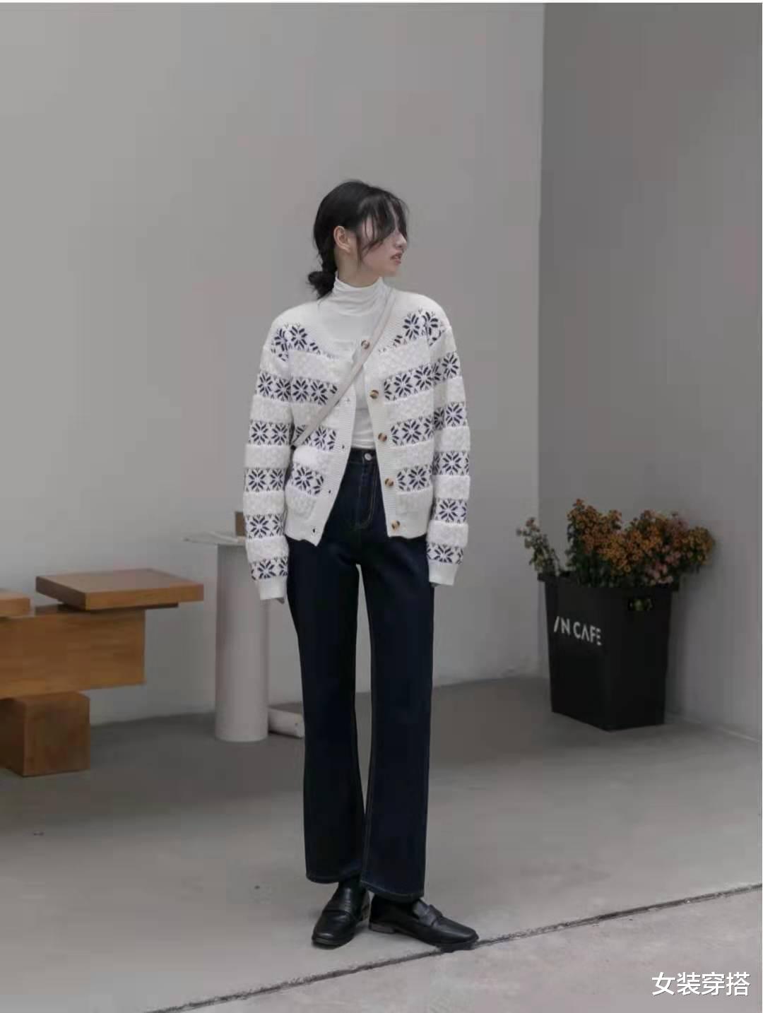 女装穿搭|毛衣开衫怎么搭配衣服好看