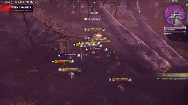 艾达币|永劫无间入围赛:KN连吃两鸡豪取周冠军,决赛晋级名单出炉!