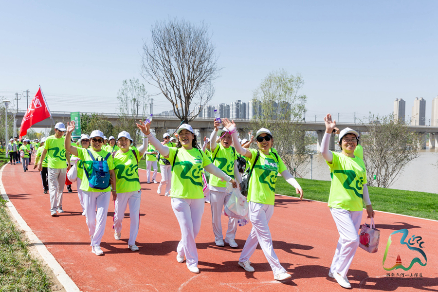 午后漫步 西安这条超级绿道全线贯通，感受生态慢行系统