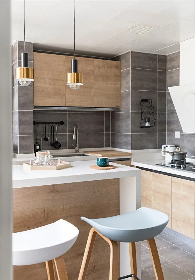 90平三居室北欧风格，书房和餐厅的开放式设计，堪称一绝！