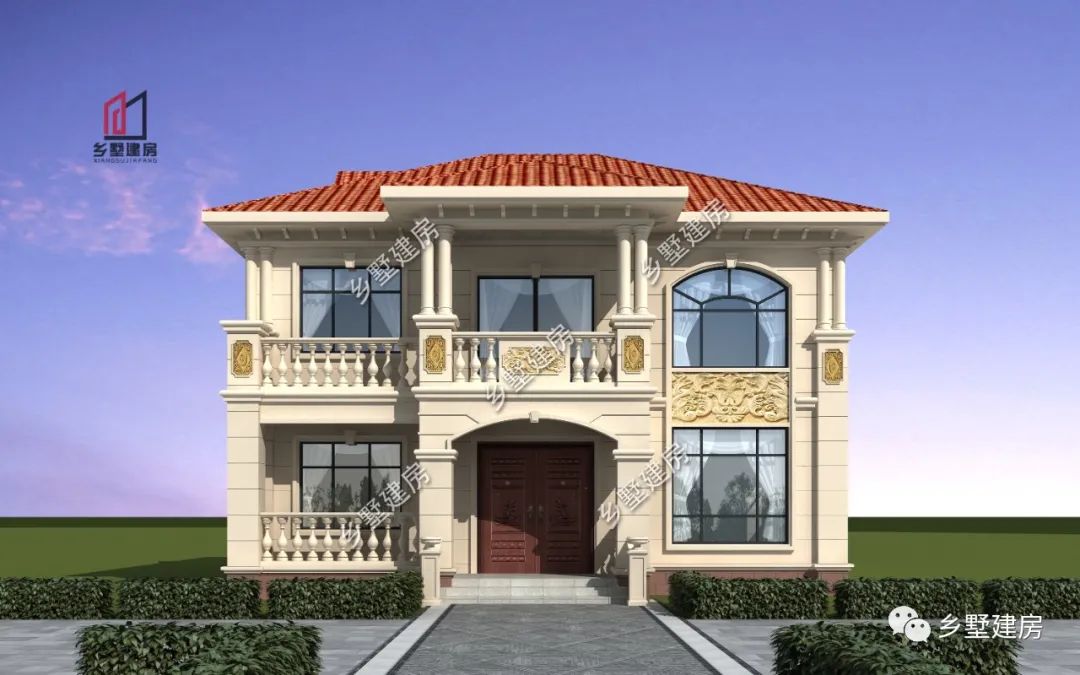 享受生活从盖房开始,精致二层小洋房,合理布局好设计