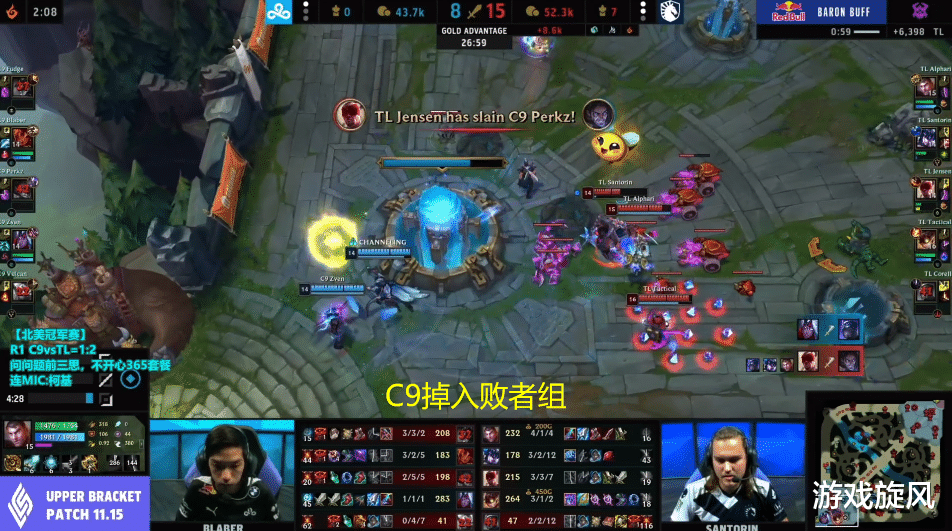 cloud9|LOL：阿P倒了？TL诡术妖猪破灭C9翻盘希望，北美之光掉入败者组！