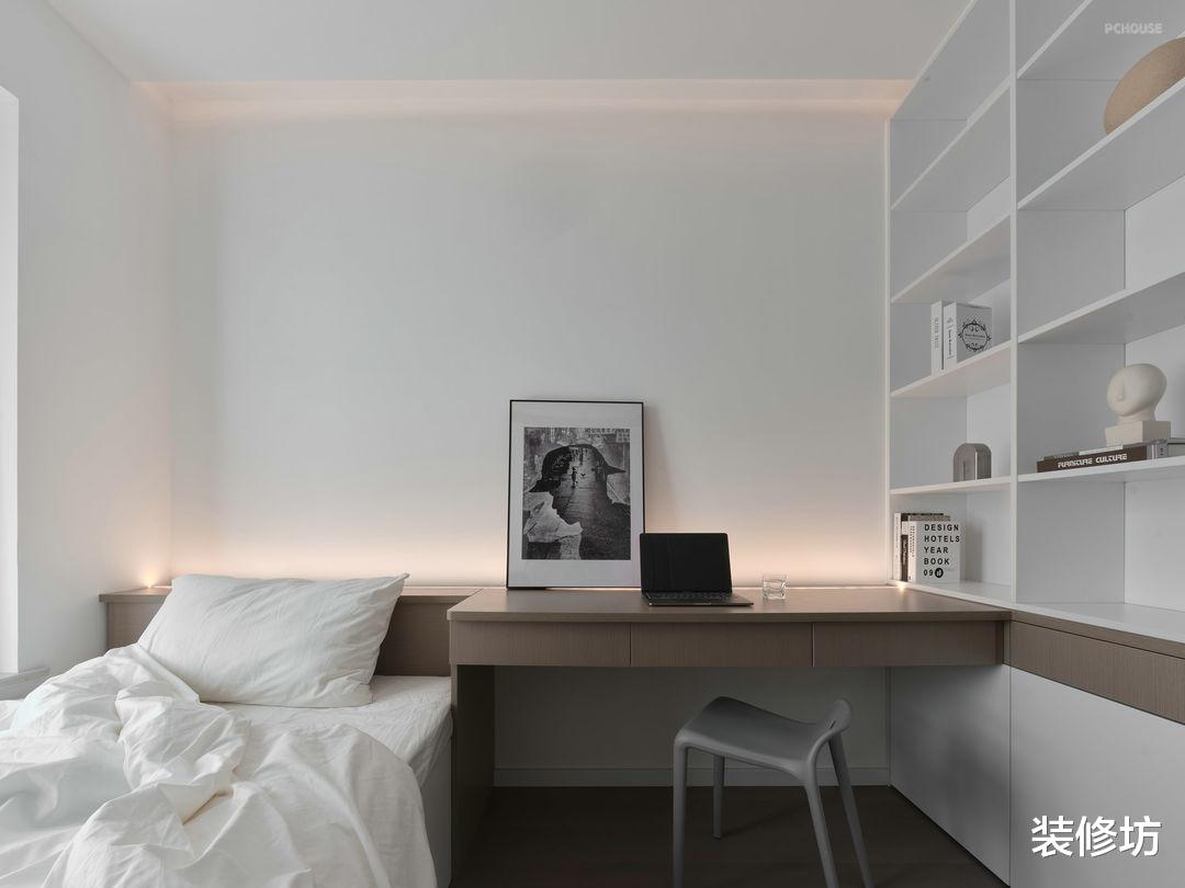 现代简约风，转角悬空柜，增加收纳空间方便打扫