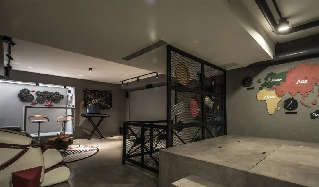 大宅案例丨250㎡有温度的工业风别墅设计打造属于你的阿斯加德