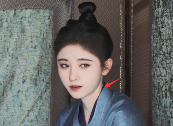 一只麦兜 鞠婧祎新戏造型引争议,头饰花哨全剧最白,脖子出现两种肤色