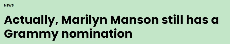 玛丽莲·曼森|美国巨星被控变态侵犯11人，他竟威胁报复受害女星：会弄死你儿子