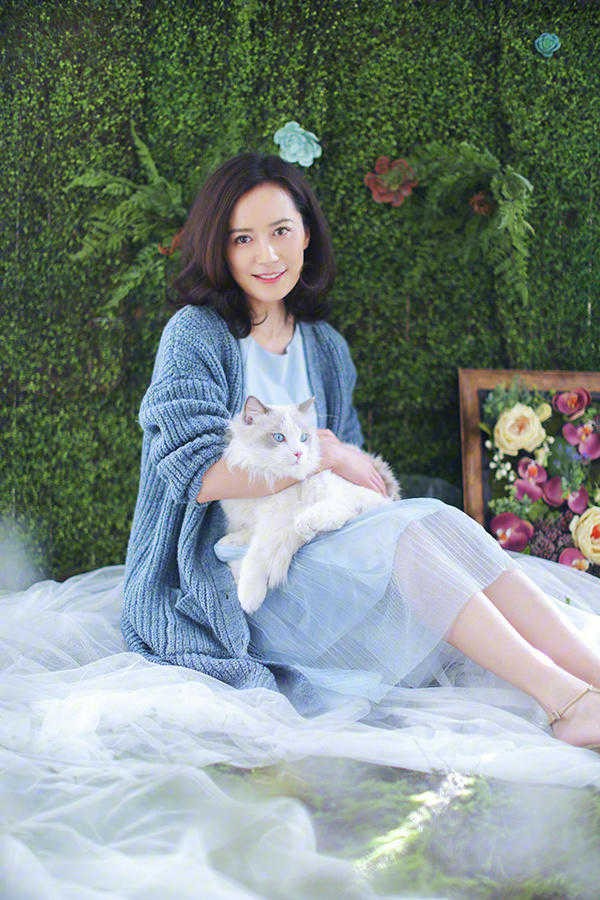 美人哒 50岁俞飞鸿也太会穿了吧，灰色毛衣配阔腿裤，看似质朴却备显高级