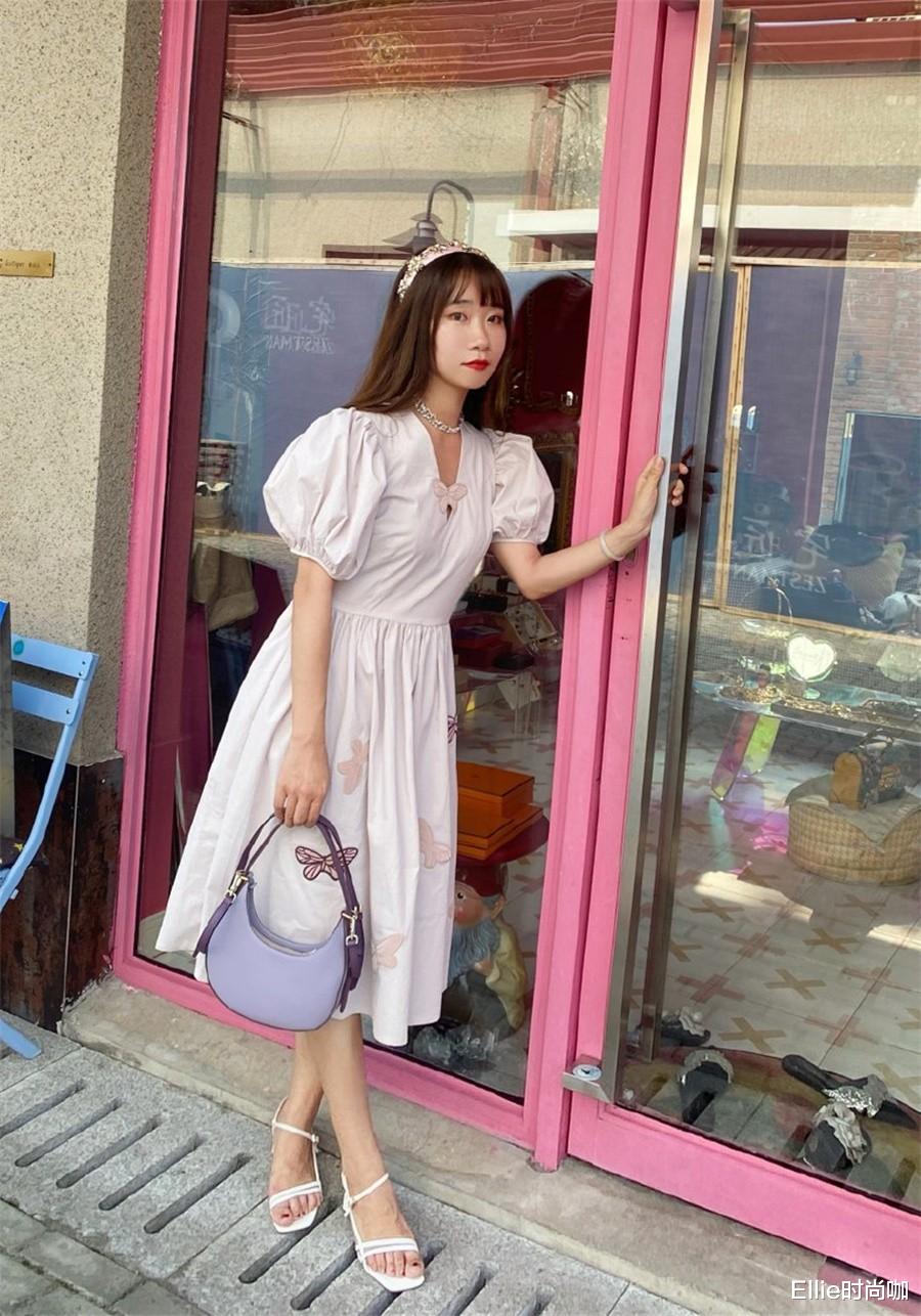 Ellie时尚咖|38岁孙俪扮嫩成功，穿连衣裙配棕色短发，年轻了不止10岁
