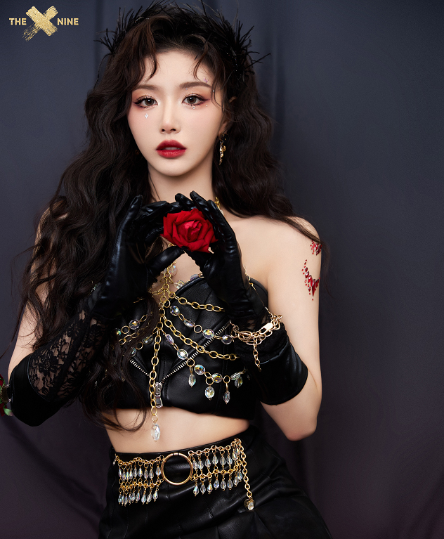 玫瑰|THE9暗黑玫瑰造型，许佳琪狐狸妆很魅惑，赵小棠化淡妆
