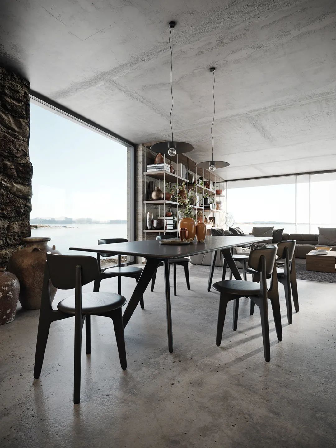 别墅大宅设计：建在石崖边上的豪宅，远离喧嚣的避世之所！