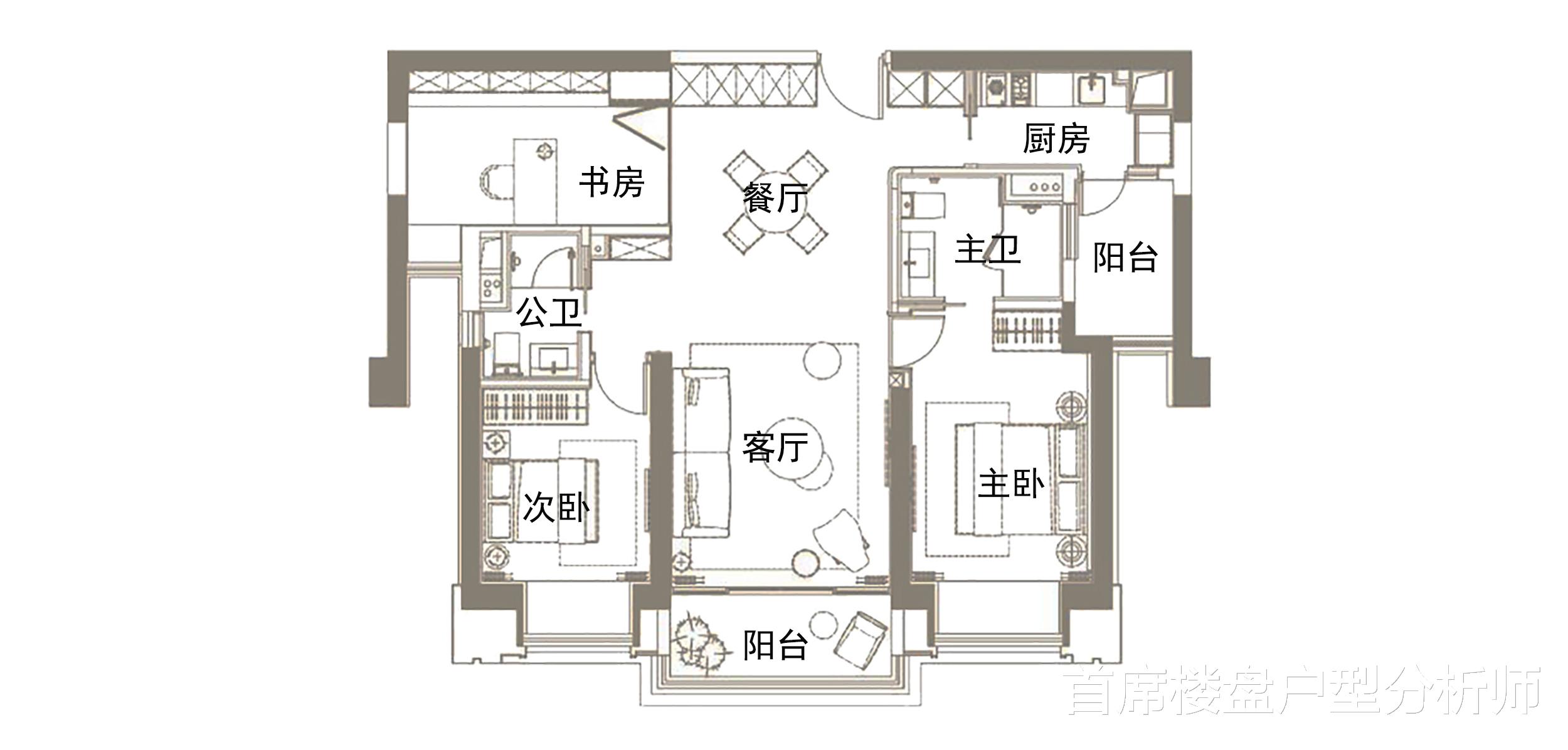 千万豪宅，主卧竟摆不下一个衣帽间，不知开发商做何感想？