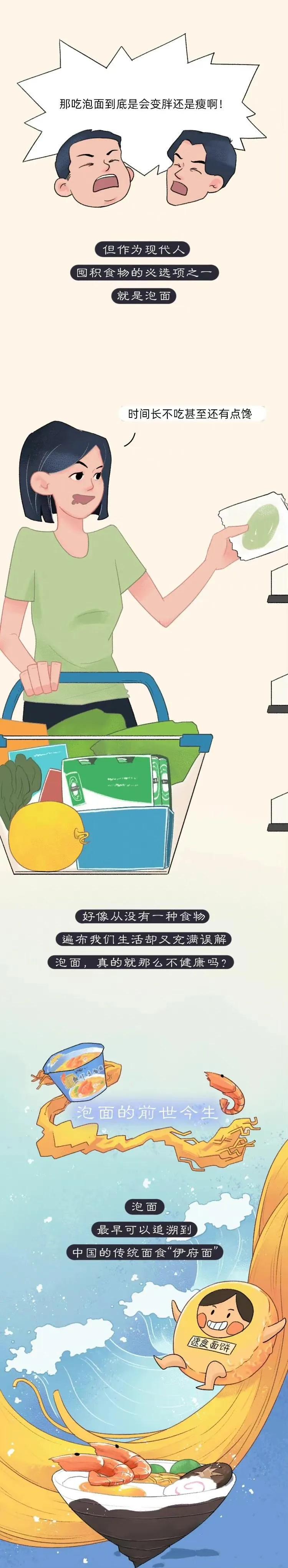 |击破谣言：泡面真的有那么不健康吗？一则漫画揭秘(转发给家人看)