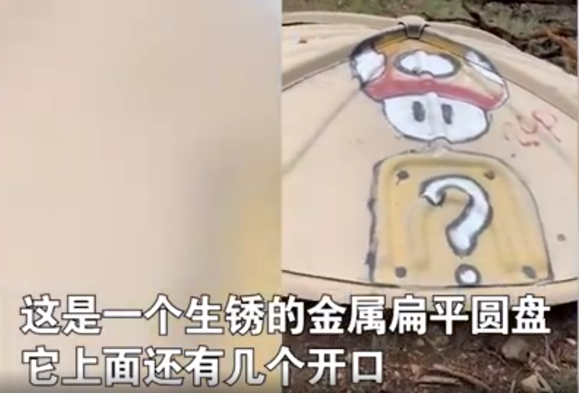 UFO ?“不明飞行物”又出现了？生锈的圆盘状物体出现在美国女子后院