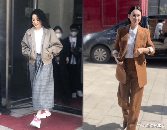 杂志|两大影后同框录制，45岁舒淇生图似少女，61岁惠英红皮肤光滑