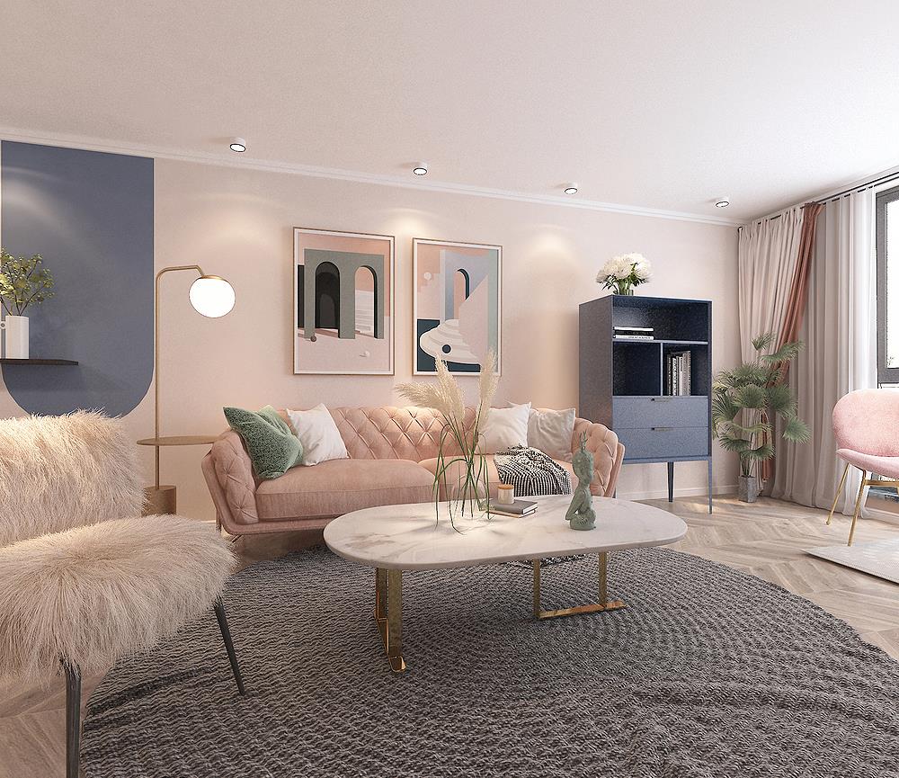 新帝雅|参观完47岁阿姨的家,感觉自叹不如,仅有47㎡却装修很敞亮又前卫