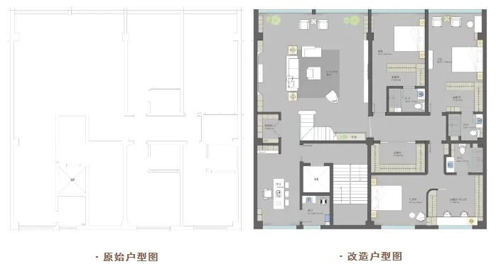 【鲁班装饰】泸西400㎡新中式风格，汀烟轻冉冉，竹日静晖晖。