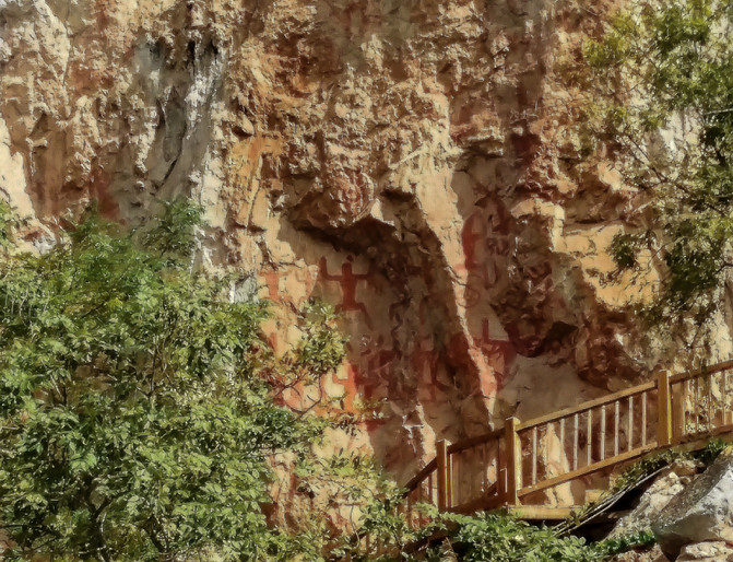 蓝宝清水|蓝宝清水 | 出神入“画”的红色清水混凝土建筑-花山服务区