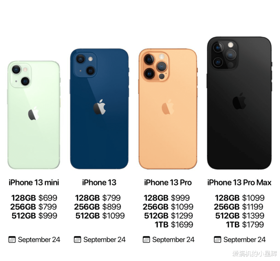 iphone13|iPhone 13更多细节曝光，标配128GB存储，售价更加感人