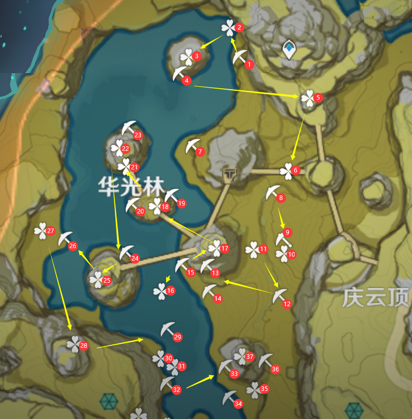 宝箱和逐月符|原神：逐月节活动《宝箱和逐月符》收集路线，快速领取咸鱼大剑
