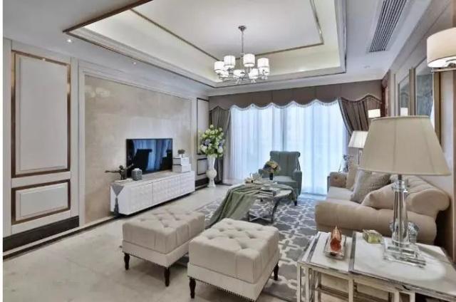 亲爱的，我们家客厅就这样装吧，宽敞、明亮、又大气！