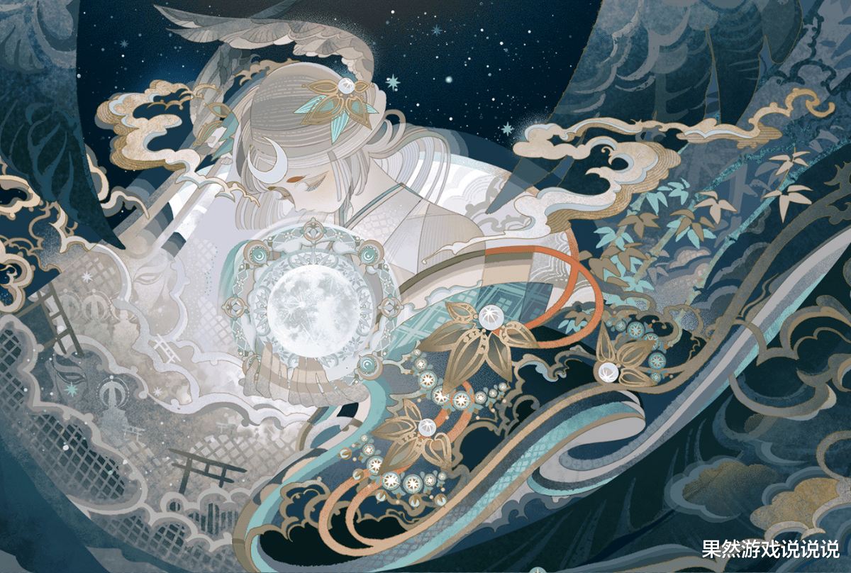 辉夜姬|阴阳师：SP辉夜姬变身输出C位，24层buff的机制被灵活运用