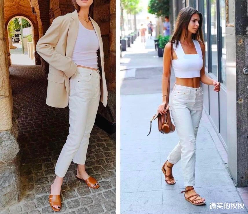 微笑的秧秧|夏天会穿白色才优雅，看时尚博主的高分示范，每一套都是气质模板
