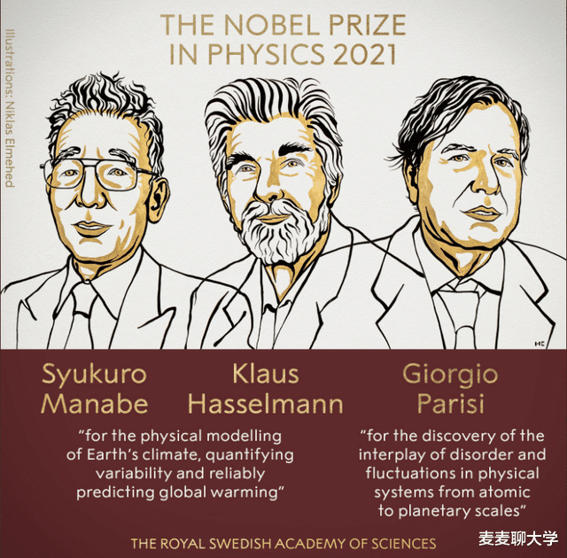 诺贝尔物理学奖 刚刚，2021年诺贝尔物理学奖揭晓！物理学奖近5年获奖者有哪些？
