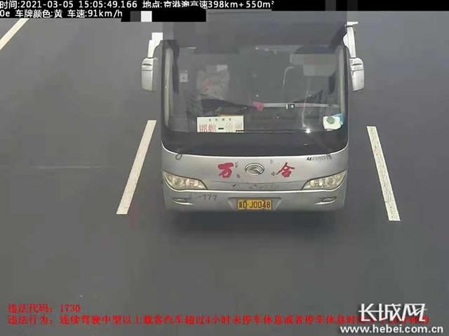 长城网 河北高速交警2月以来非现场打击疲劳驾驶违法151起