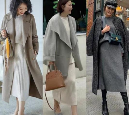 潮流搭配菌 衣服在精不在多,有品位的女人这样穿“过膝裙”,保暖显瘦显腿长
