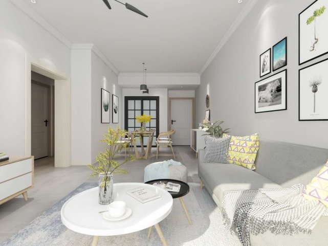 珊珊为何来迟 104平现代三居室, ?? 营造一种人与自然和一的气氛