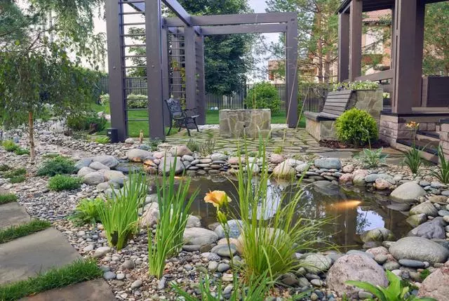 精选 | 32个别墅花园养鱼池设计方案