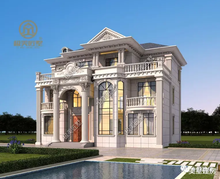 豪华大气的欧式别墅，占地184平，盖最靓的房