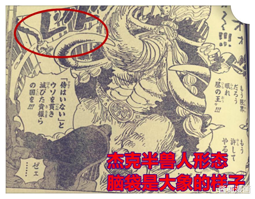 海贼王|海贼王1023话，开挂模式的犬岚VS杰克半兽人形态，杰克被狠揍并且流冷汗