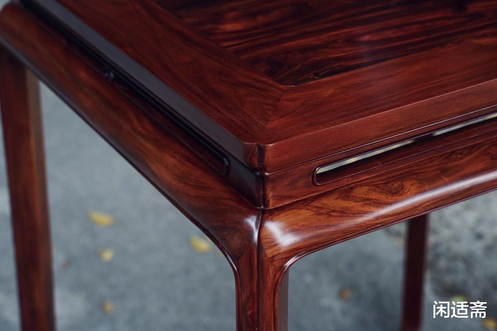 翡翠|简洁舒朗，俊雅秀丽，黄花梨明式小酒桌