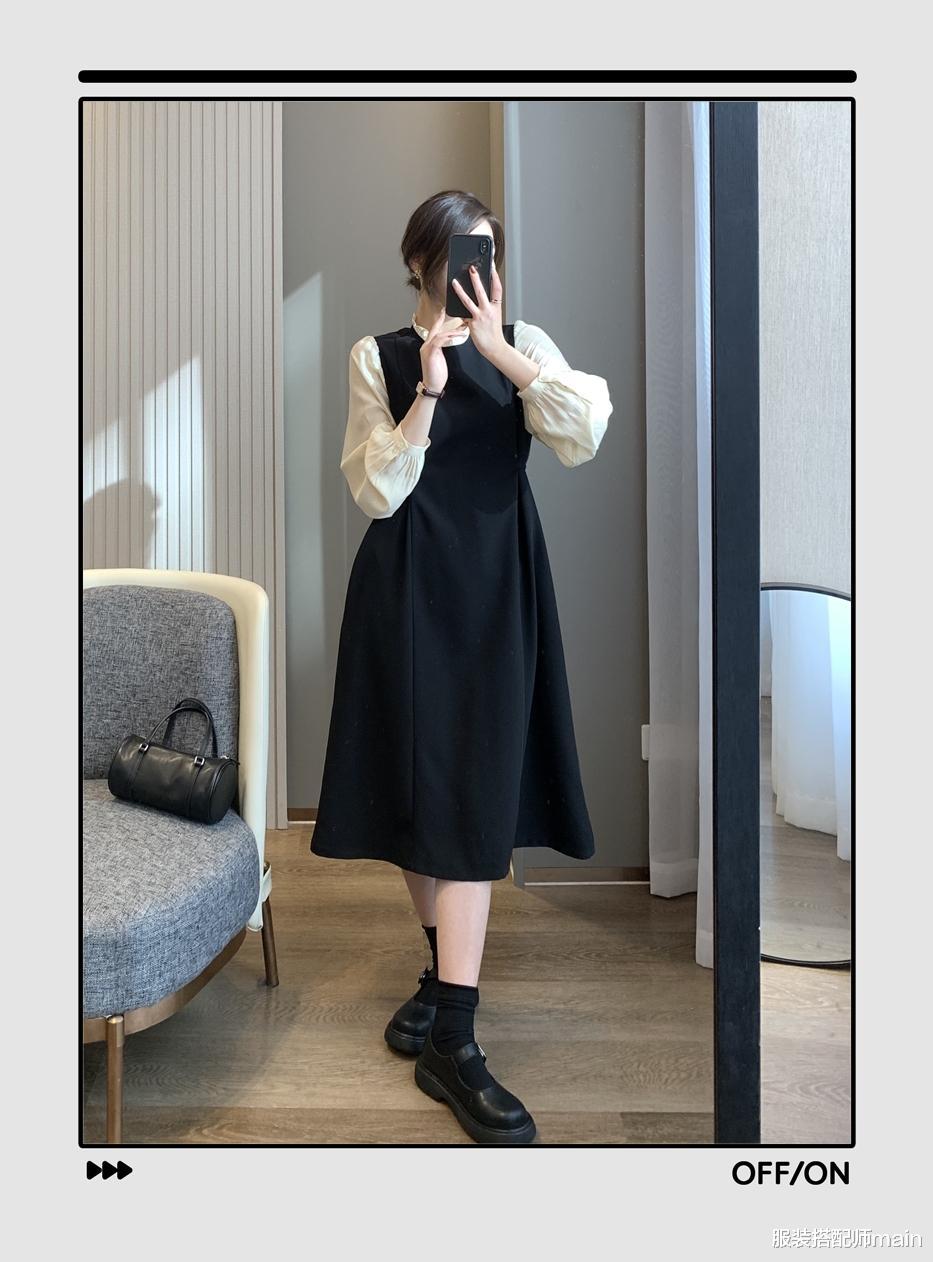 服装搭配师main 记住了，这三款连衣裙能从秋美到冬，时髦显瘦还保暖