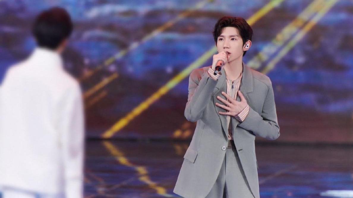 Wang Yuan sang rap again on May 4th Youth Day, with clear voice and ...