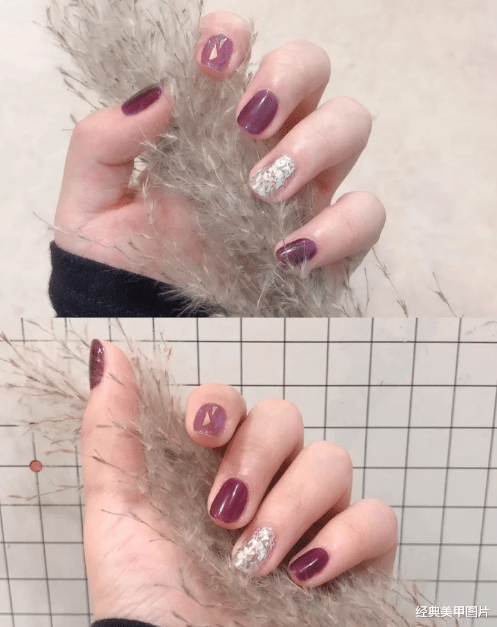 打底裤|高贵优雅的紫色美甲，气质又巨显白，33款中肯定有你想要的