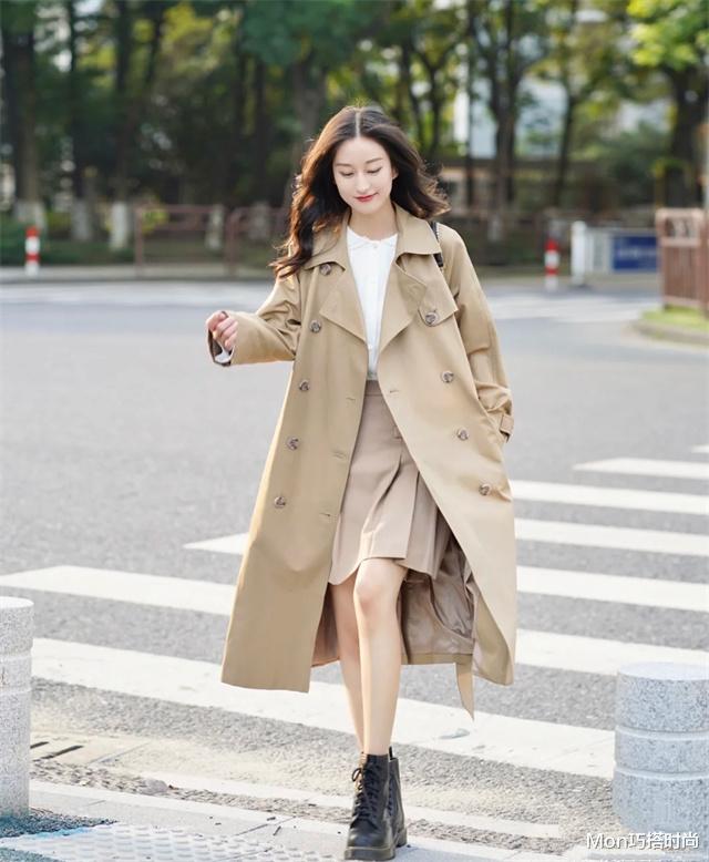 Mon巧搭时尚|马上入秋了，你的风衣靴子准备好了吗？照着这样穿，想不时髦都难