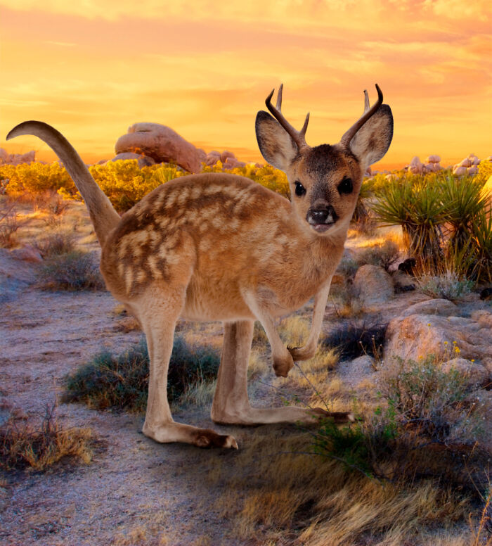  将动物组合在一起，有可爱的，有恐怖的，但它们都很有趣