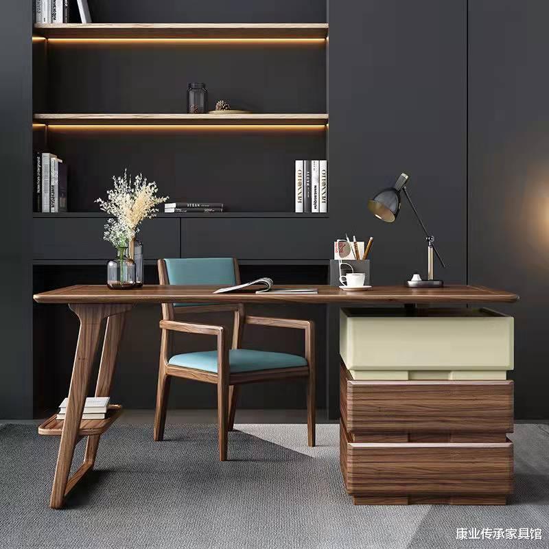 新中式风格书房设计，茶香墨韵，沉淀自我