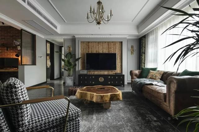 140㎡现代混搭，美式、轻奢与复古范，营造出清新华丽的气质感