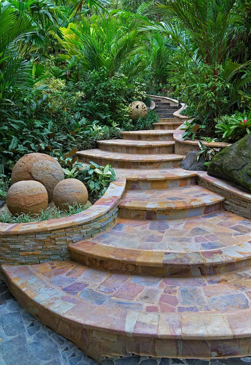 创造力景观花园设计|打造庭院空间层次感的元素——台阶的秘密,这些你知道吗