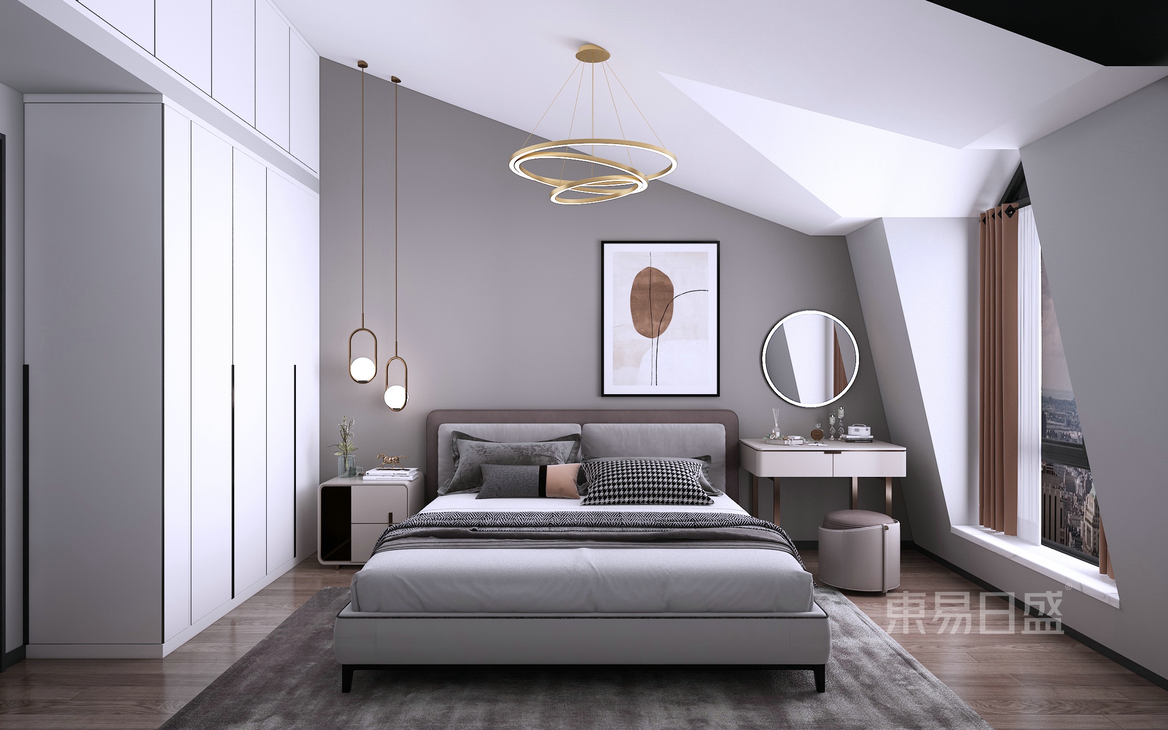 110m2时尚现代风格，有质感有格调