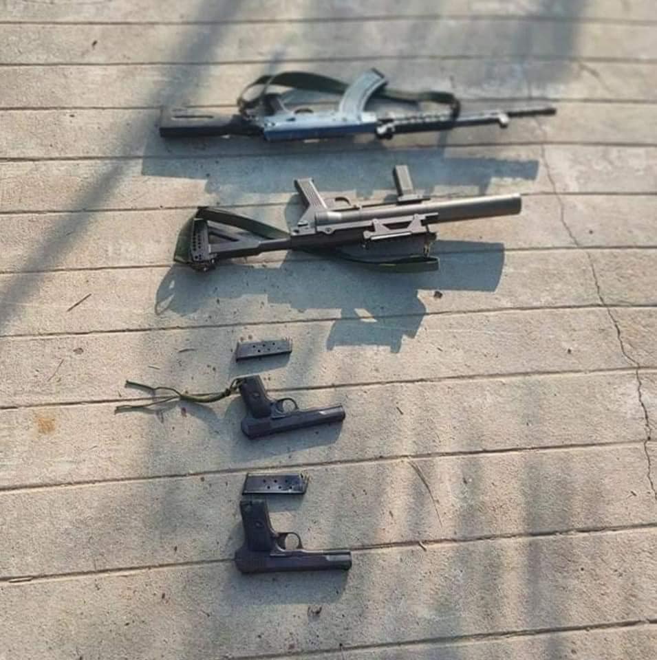 克欽獨立軍在沙都渣民團領導人住宅遭緬軍伏擊後出現的54式手槍-圖6